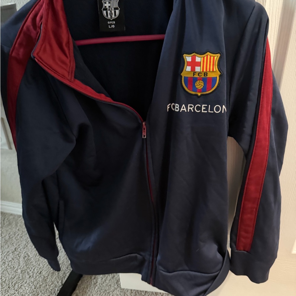 Kids fc Barcelona large jacket